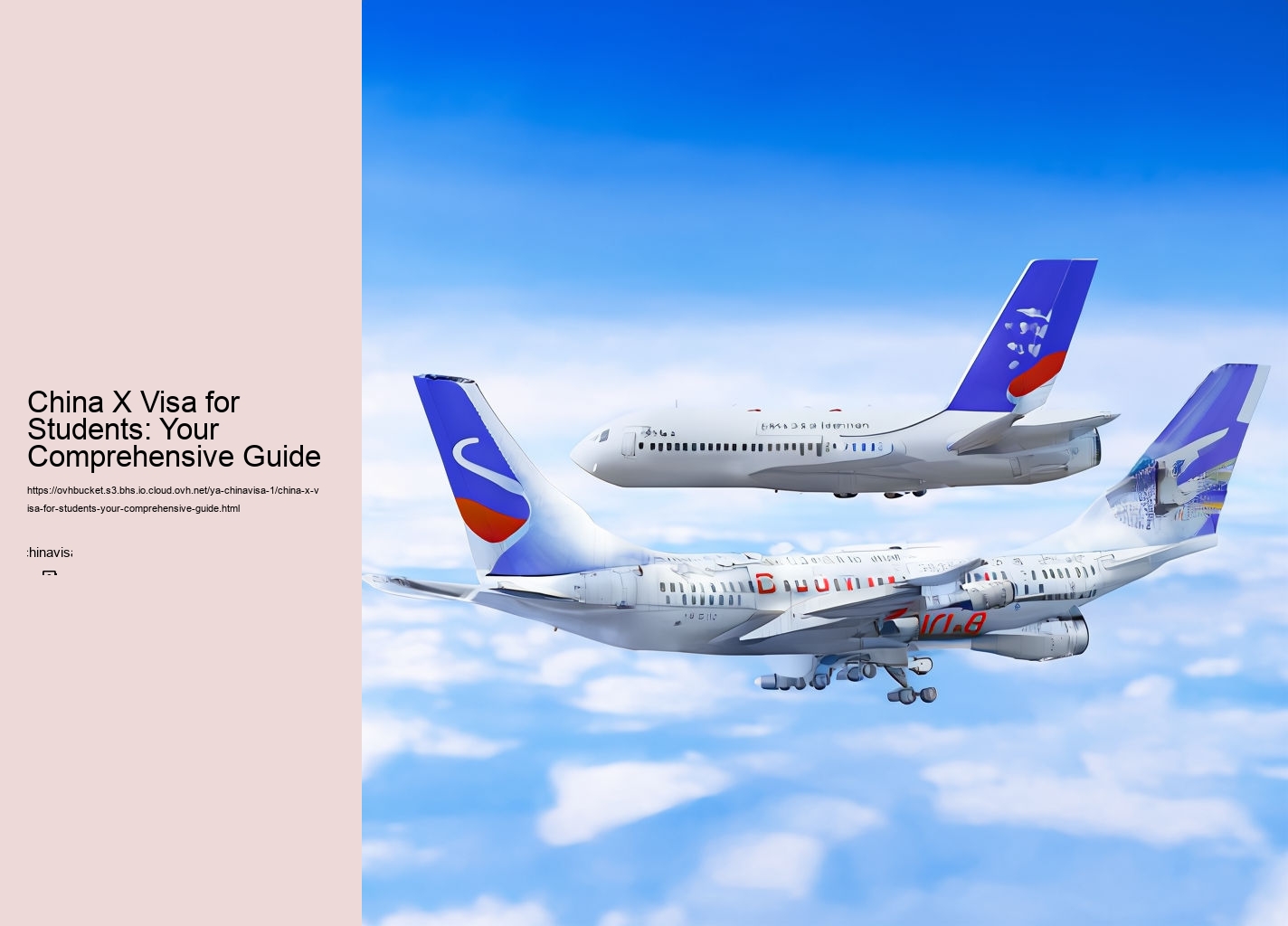 China X Visa for Students: Your Comprehensive Guide