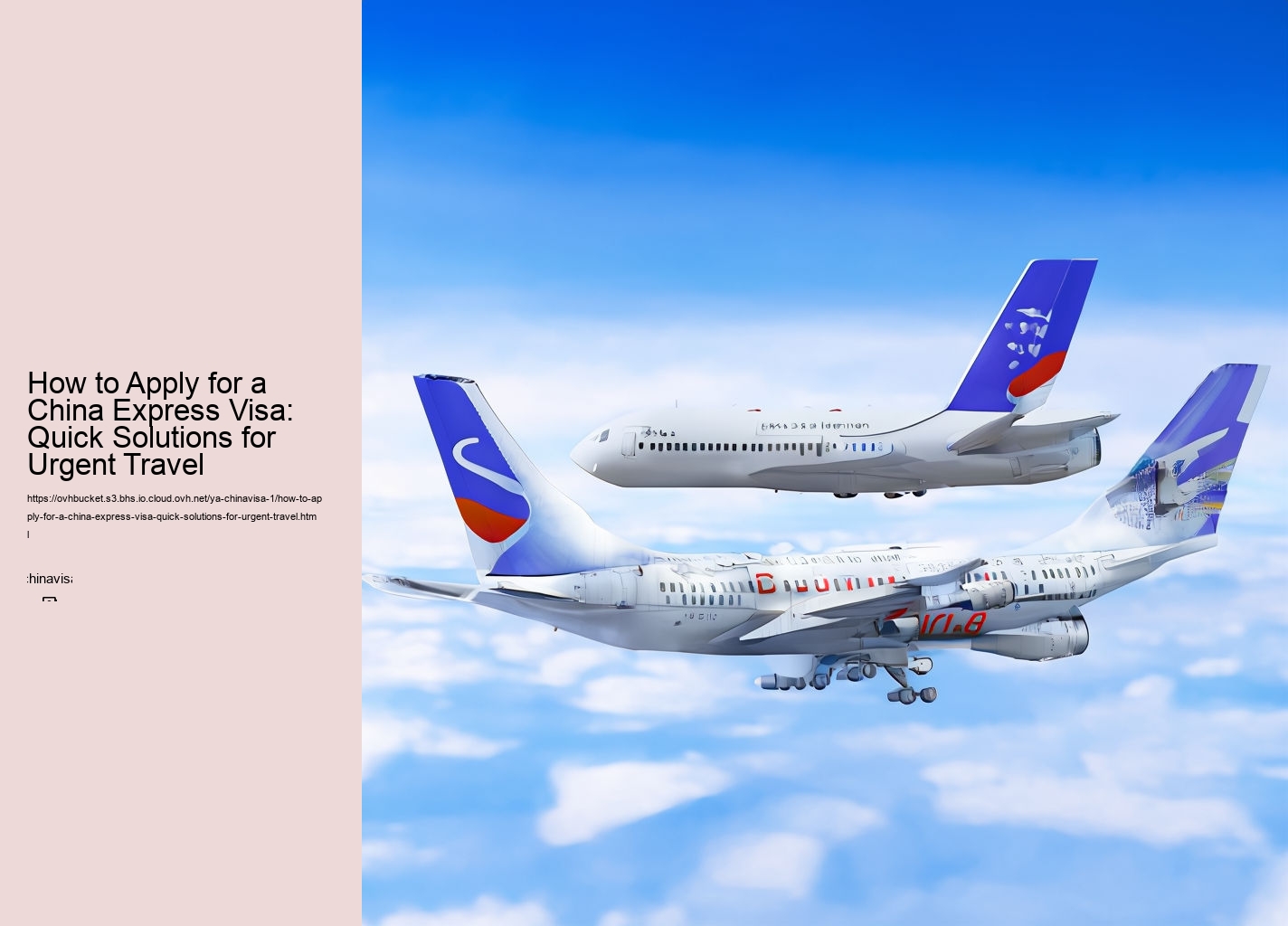 How to Apply for a China Express Visa: Quick Solutions for Urgent Travel