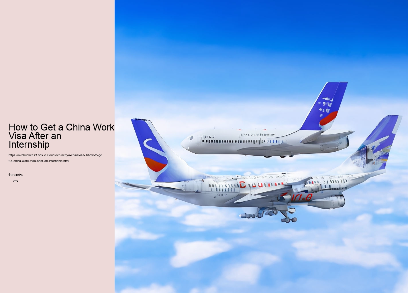 How to Get a China Work Visa After an Internship