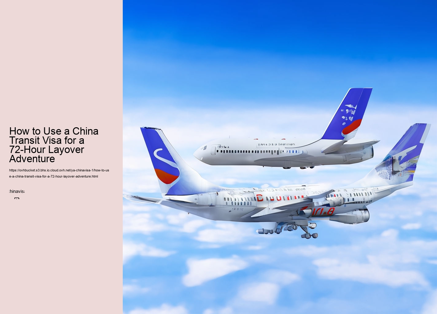 How to Use a China Transit Visa for a 72-Hour Layover Adventure