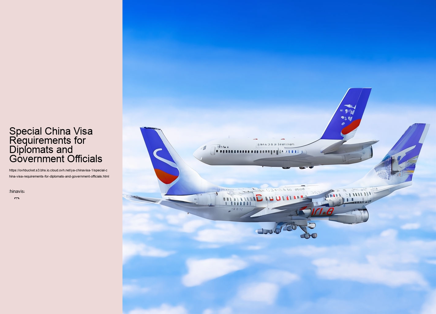 Special China Visa Requirements for Diplomats and Government Officials