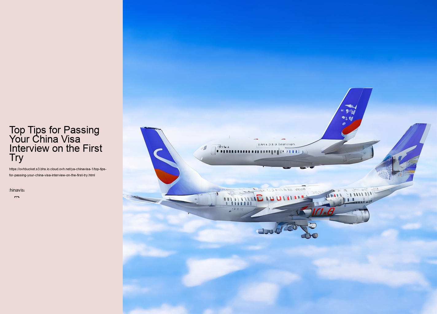 Top Tips for Passing Your China Visa Interview on the First Try