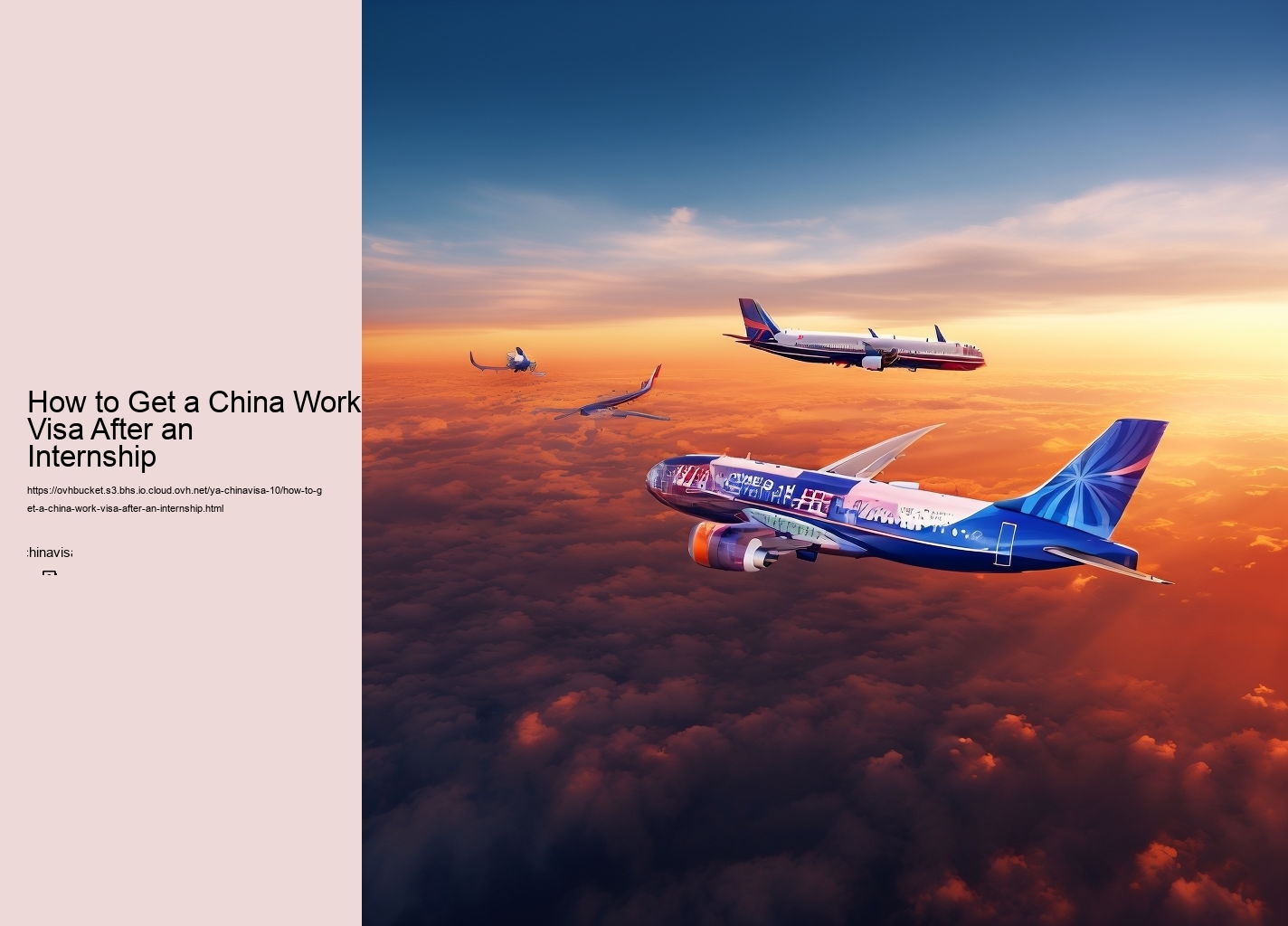 How to Get a China Work Visa After an Internship