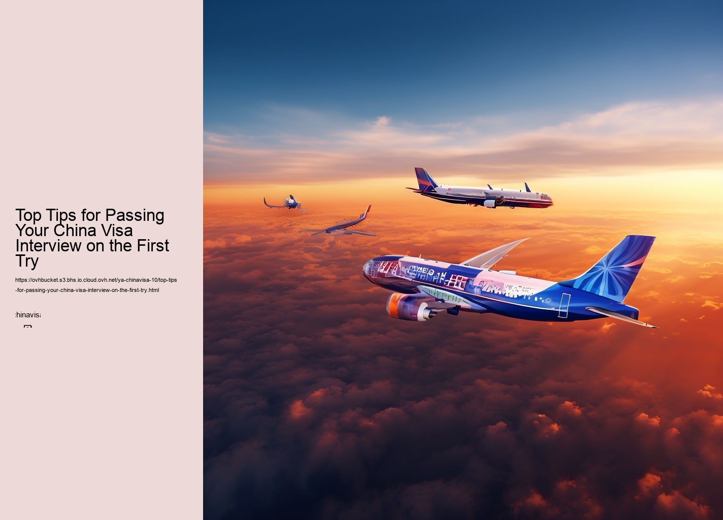 Top Tips for Passing Your China Visa Interview on the First Try