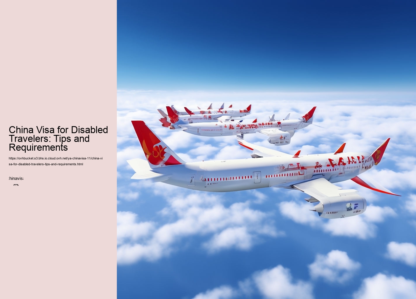 China Visa for Disabled Travelers: Tips and Requirements