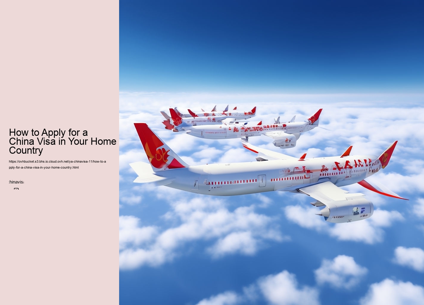 How to Apply for a China Visa in Your Home Country