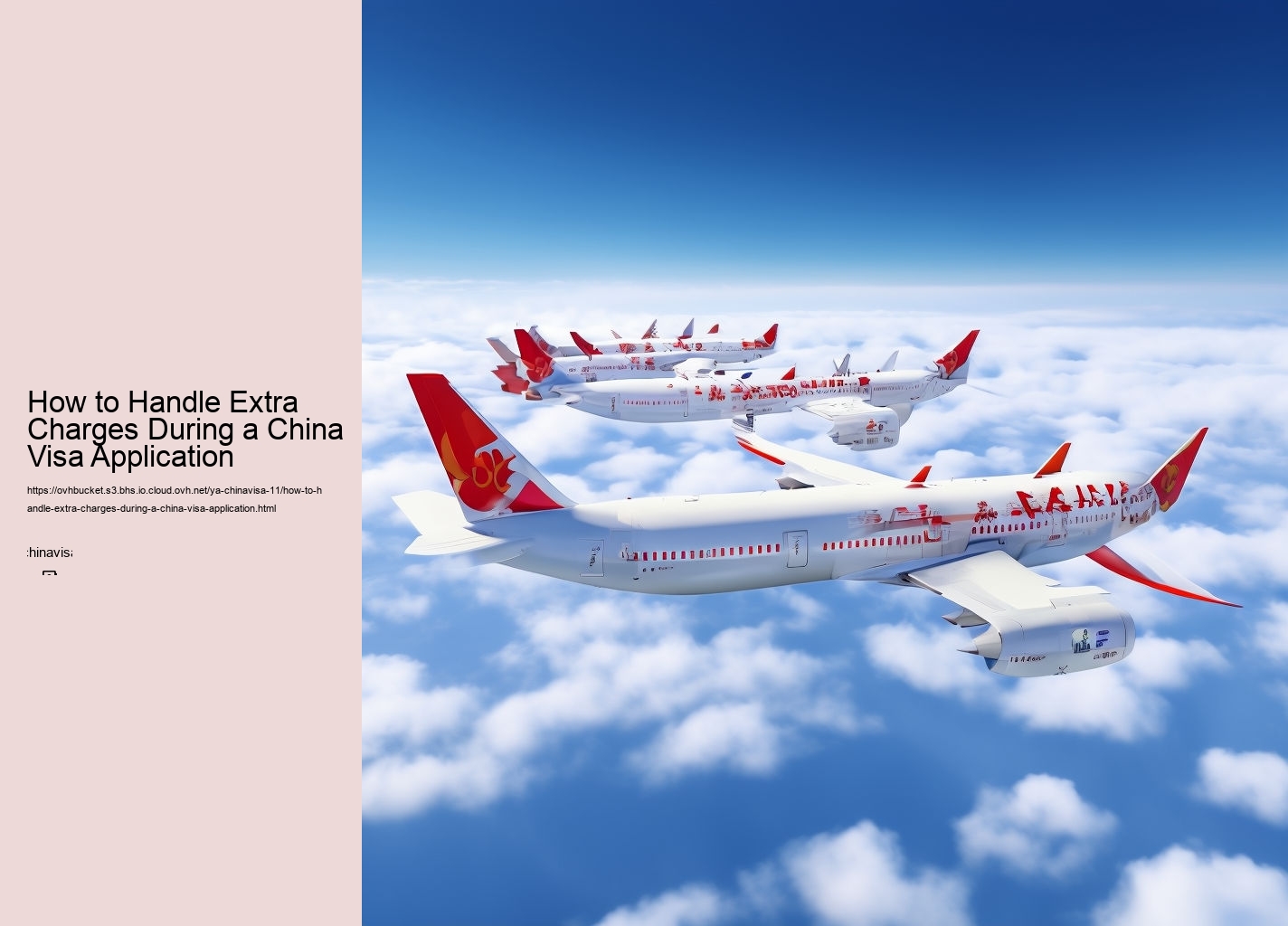 How to Handle Extra Charges During a China Visa Application
