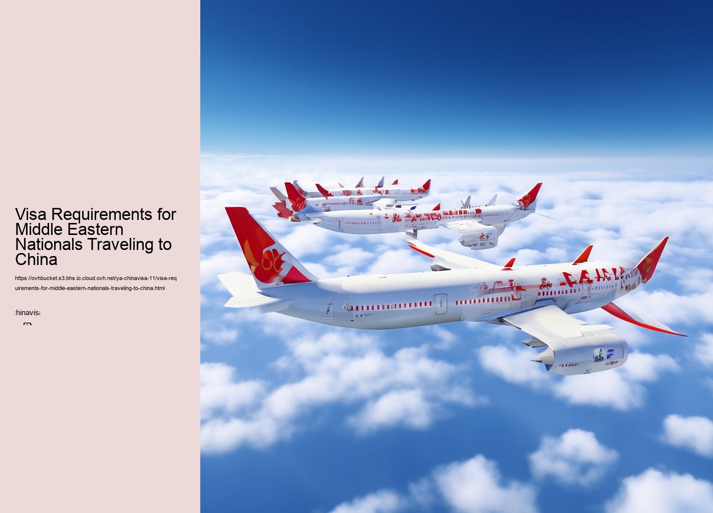 Visa Requirements for Middle Eastern Nationals Traveling to China
