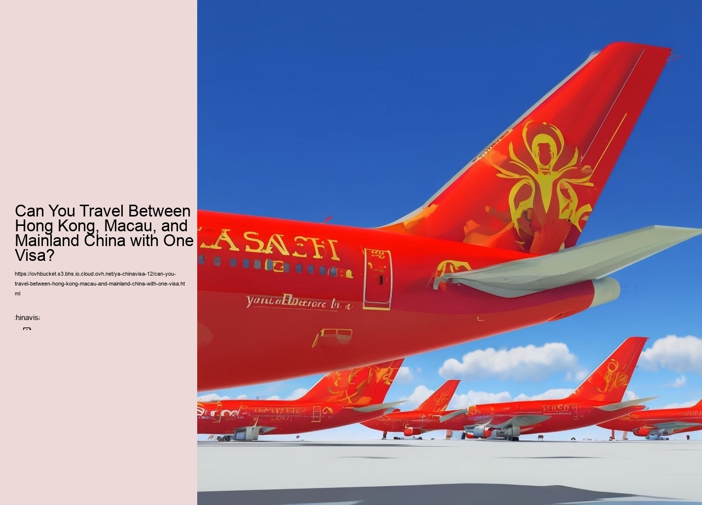 Can You Travel Between Hong Kong, Macau, and Mainland China with One Visa?