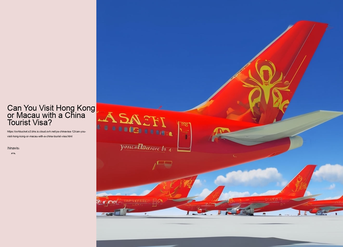 Can You Visit Hong Kong or Macau with a China Tourist Visa?