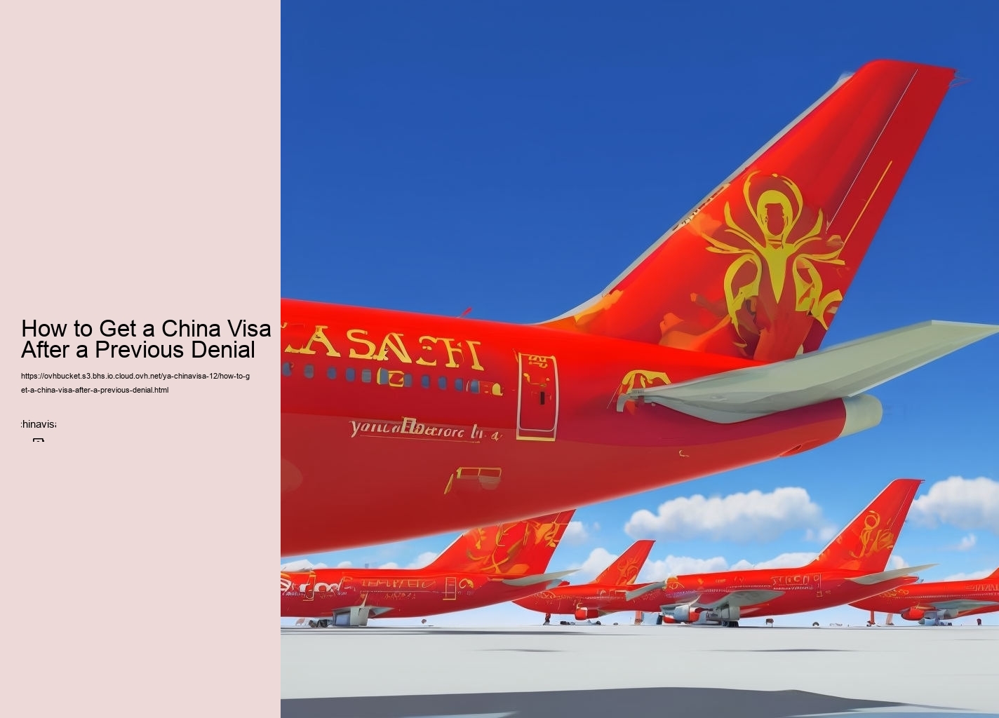 How to Get a China Visa After a Previous Denial