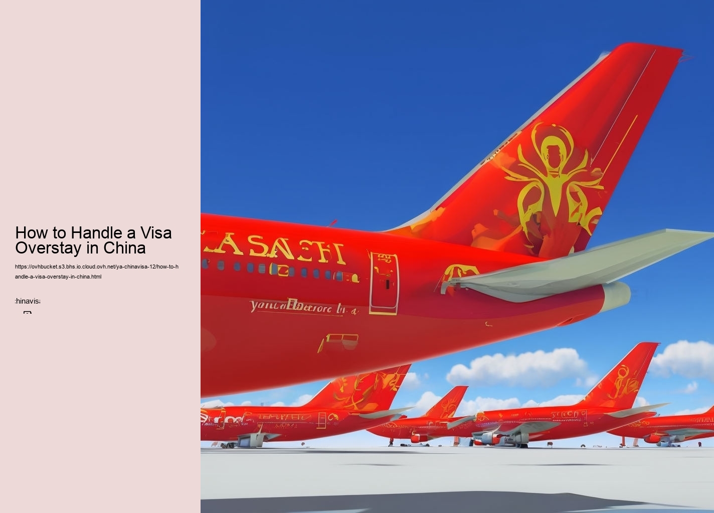 How to Handle a Visa Overstay in China
