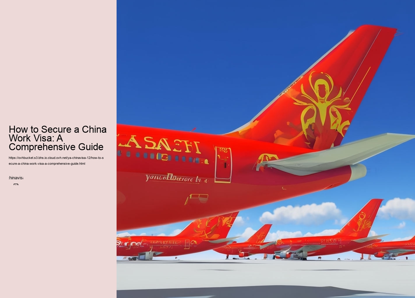 How to Secure a China Work Visa: A Comprehensive Guide