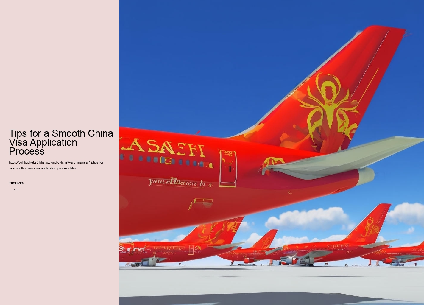 Tips for a Smooth China Visa Application Process