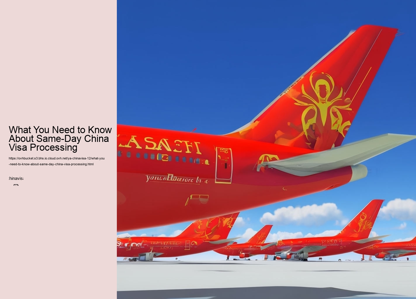 What You Need to Know About Same-Day China Visa Processing