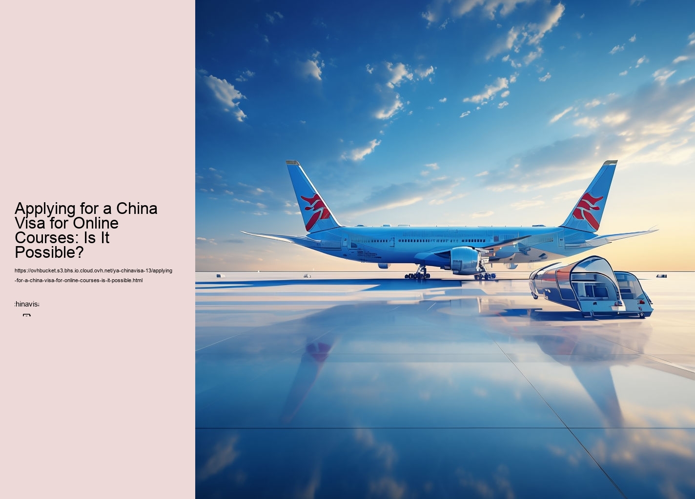 Applying for a China Visa for Online Courses: Is It Possible?
