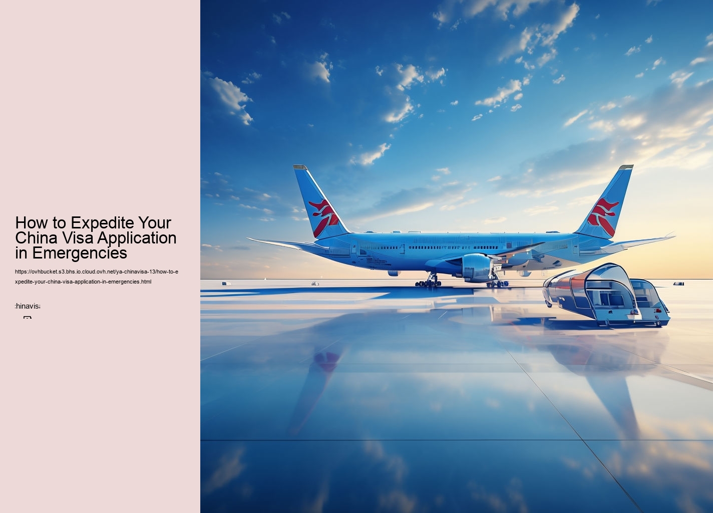 How to Expedite Your China Visa Application in Emergencies