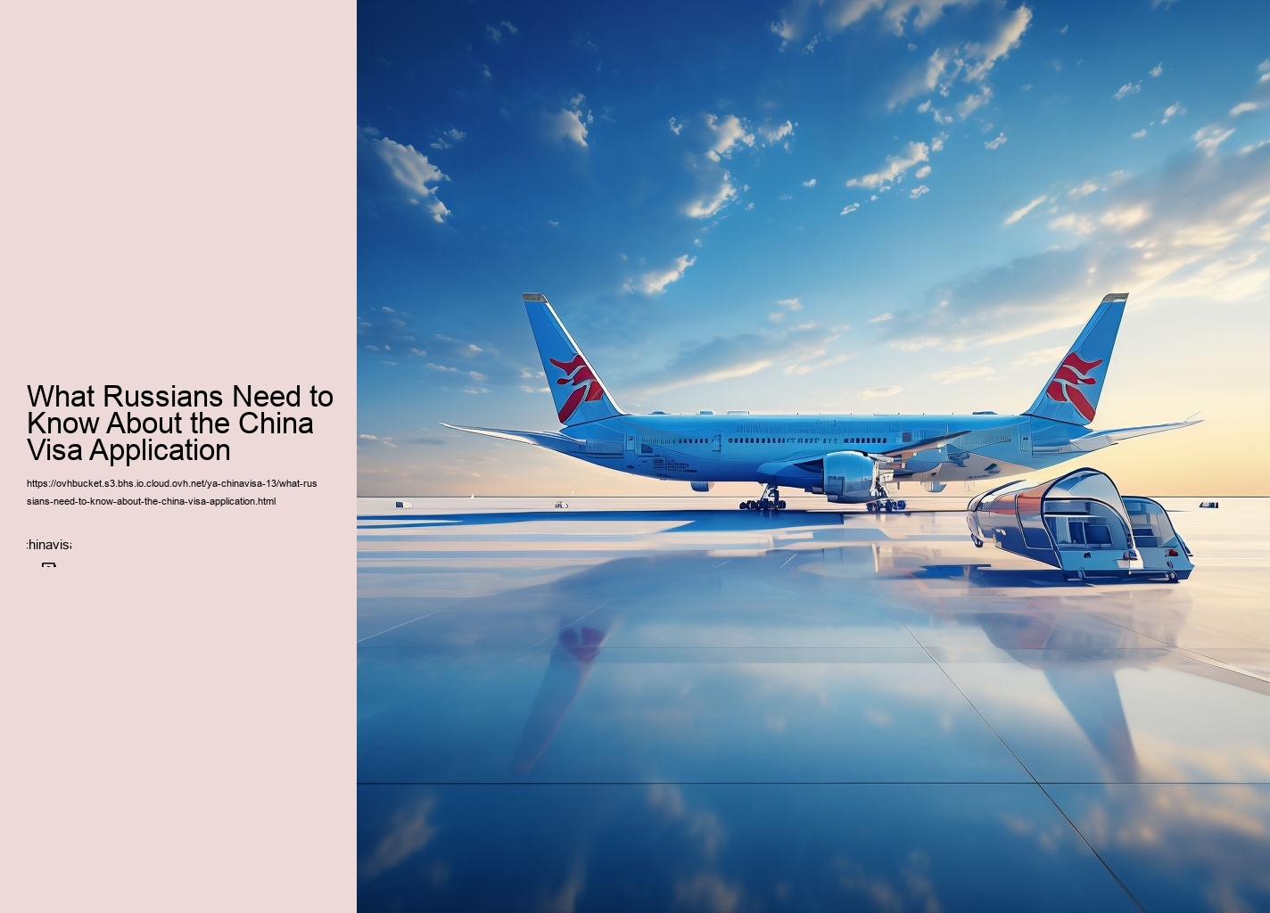 What Russians Need to Know About the China Visa Application