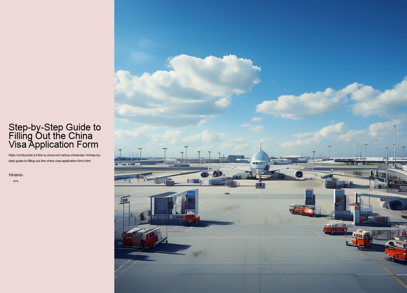 Step-by-Step Guide to Filling Out the China Visa Application Form