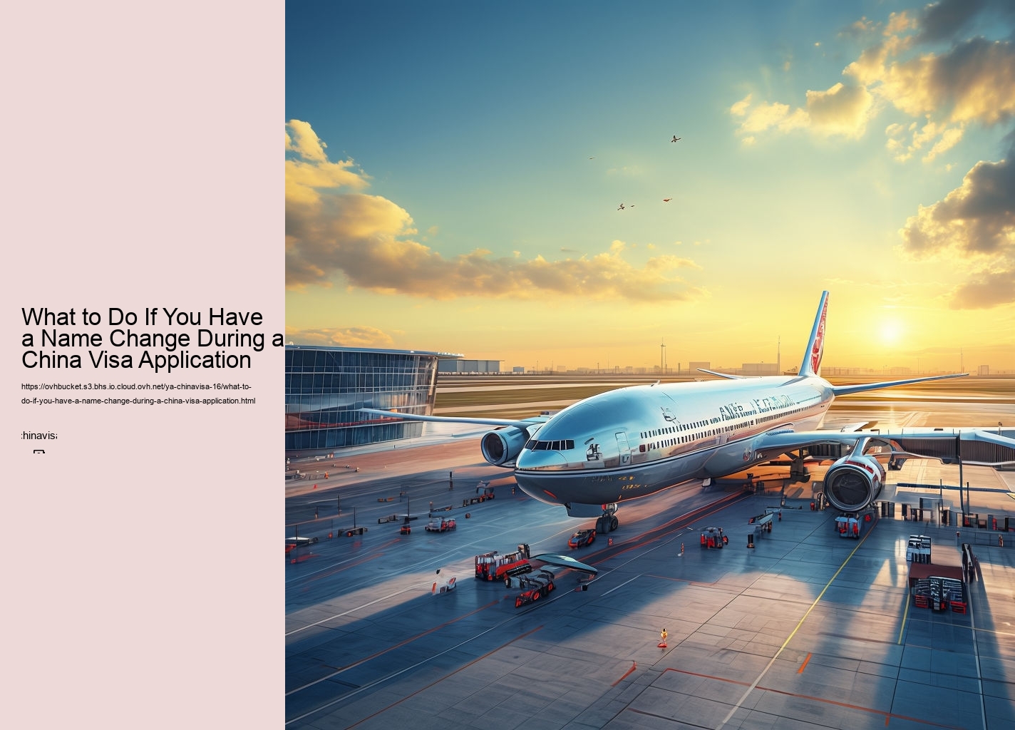 What to Do If You Have a Name Change During a China Visa Application