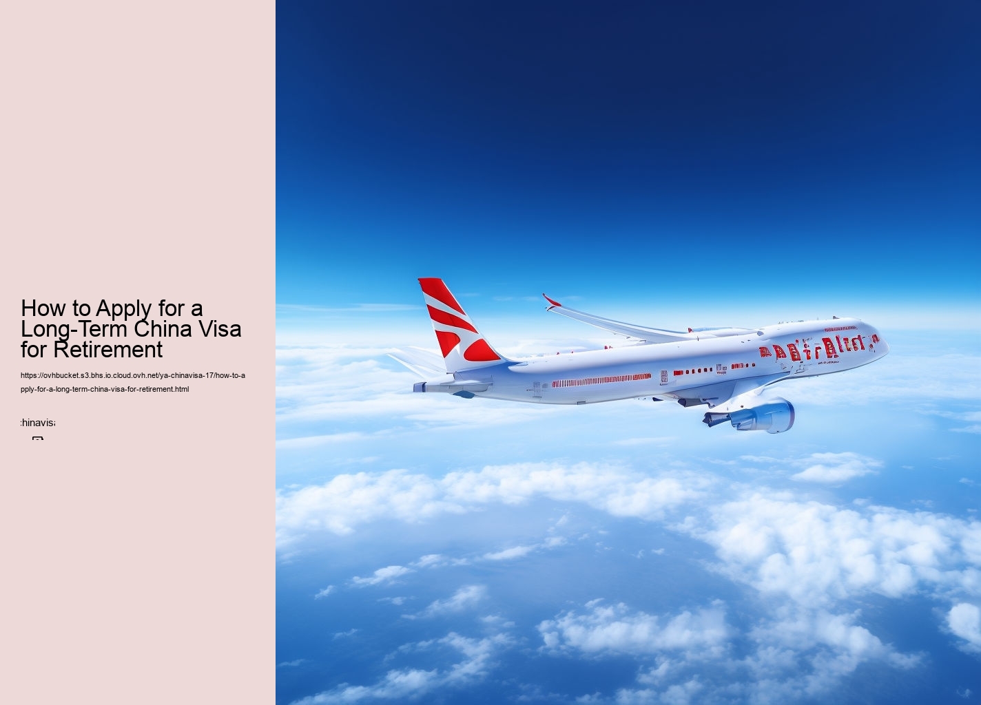 How to Apply for a Long-Term China Visa for Retirement