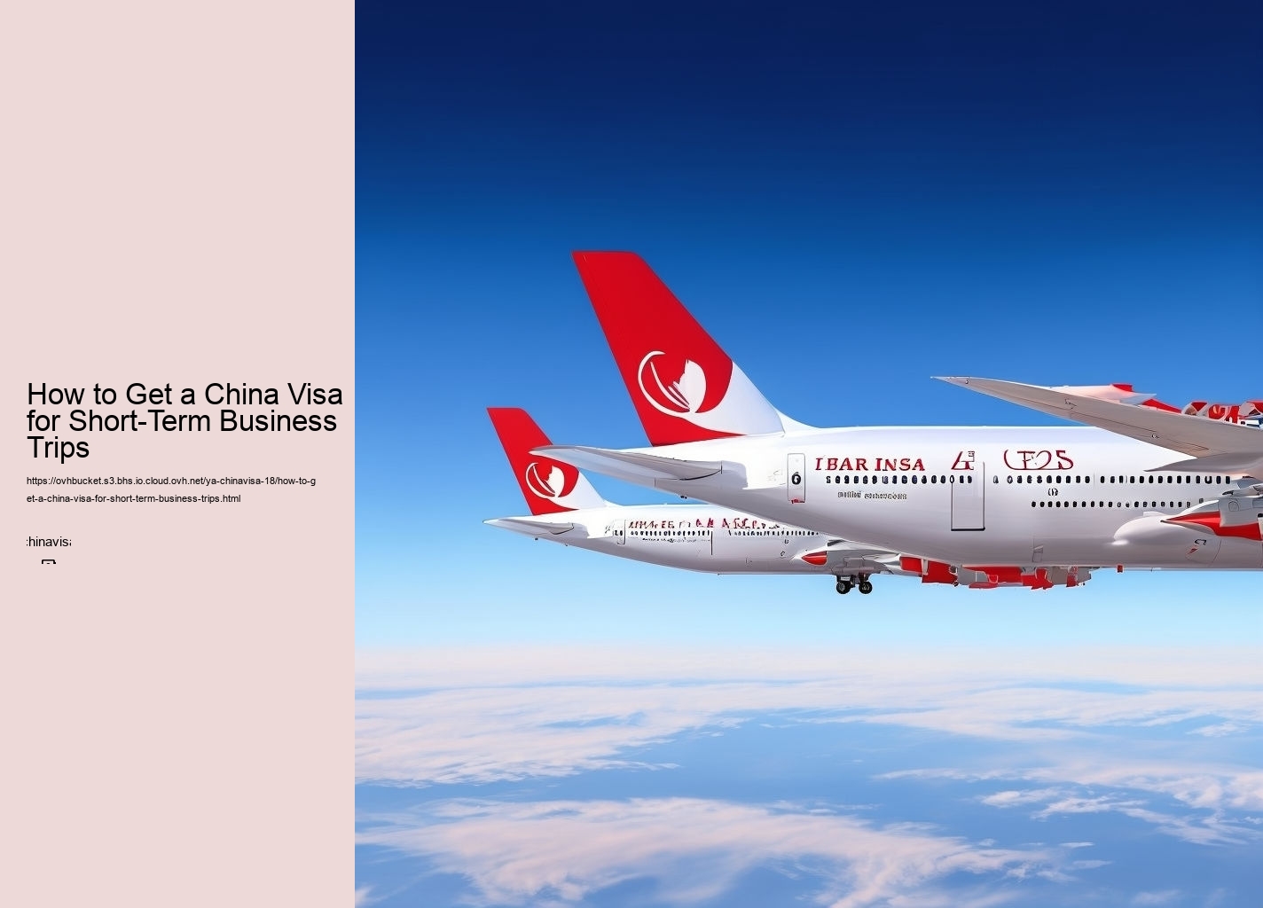 How to Get a China Visa for Short-Term Business Trips