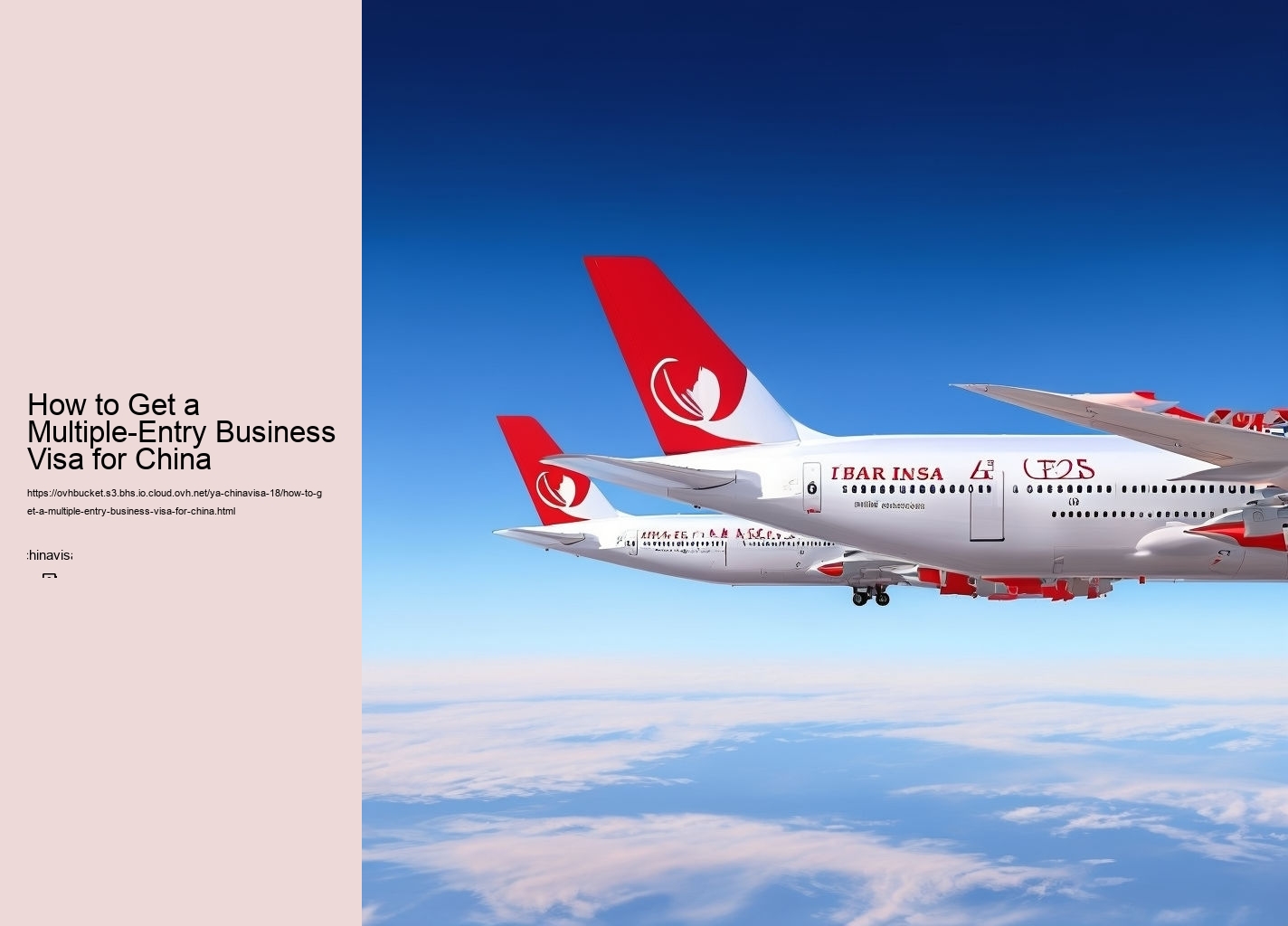 How to Get a Multiple-Entry Business Visa for China