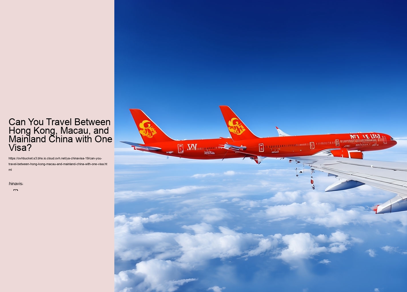 Can You Travel Between Hong Kong, Macau, and Mainland China with One Visa?