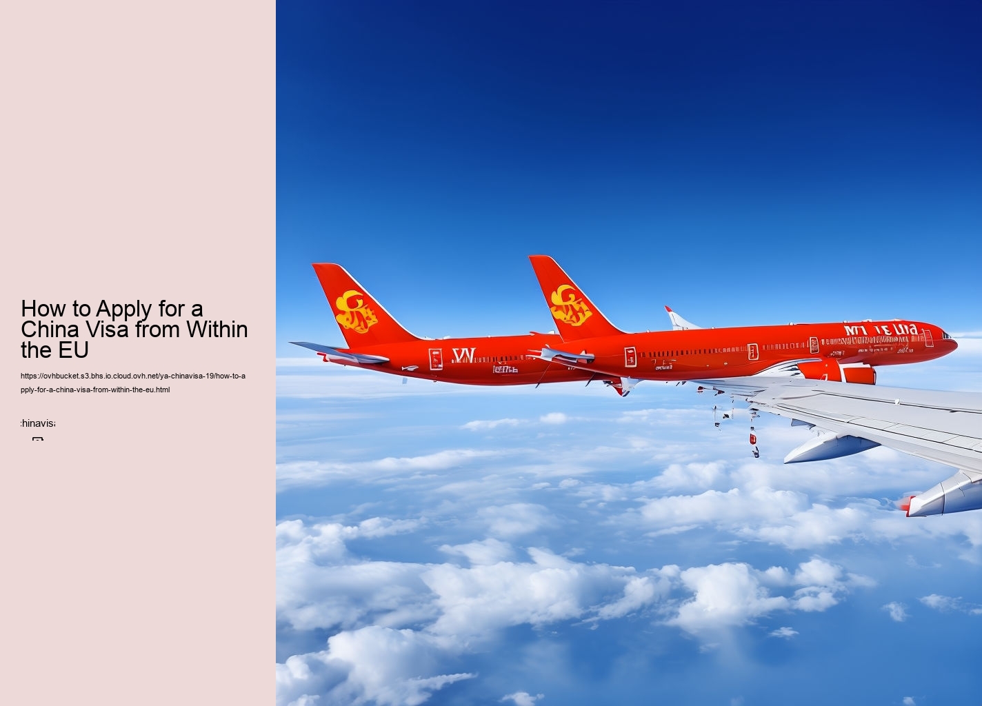 How to Apply for a China Visa from Within the EU