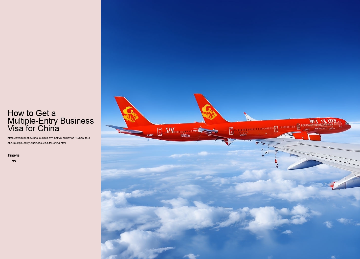 How to Get a Multiple-Entry Business Visa for China