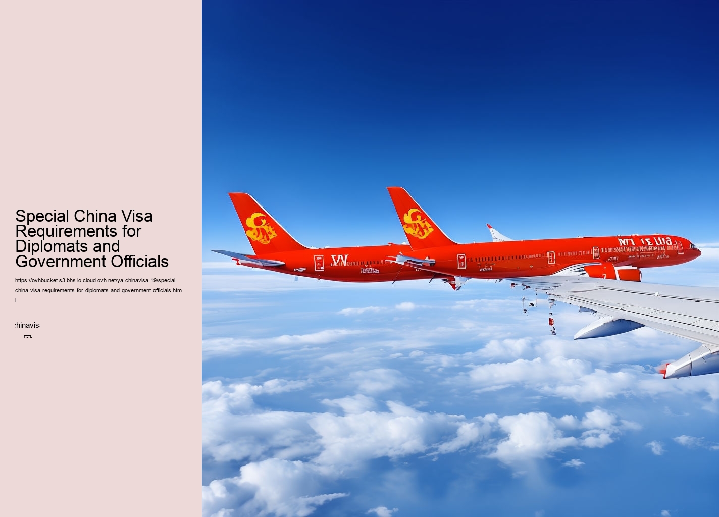 Special China Visa Requirements for Diplomats and Government Officials
