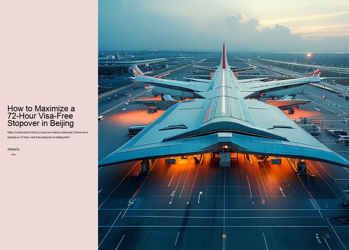 How to Maximize a 72-Hour Visa-Free Stopover in Beijing