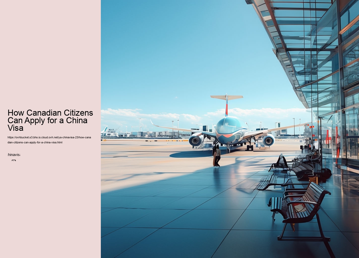 How Canadian Citizens Can Apply for a China Visa
