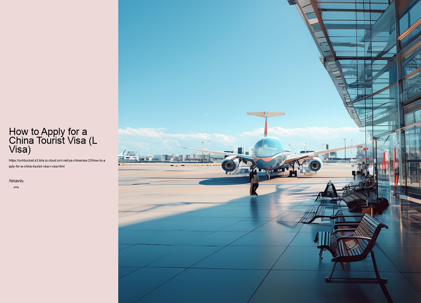 How to Apply for a China Tourist Visa (L Visa)