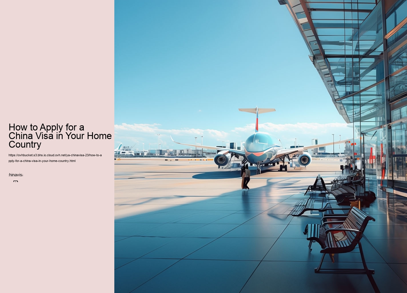 How to Apply for a China Visa in Your Home Country