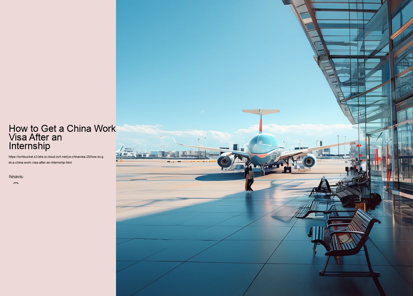 How to Get a China Work Visa After an Internship