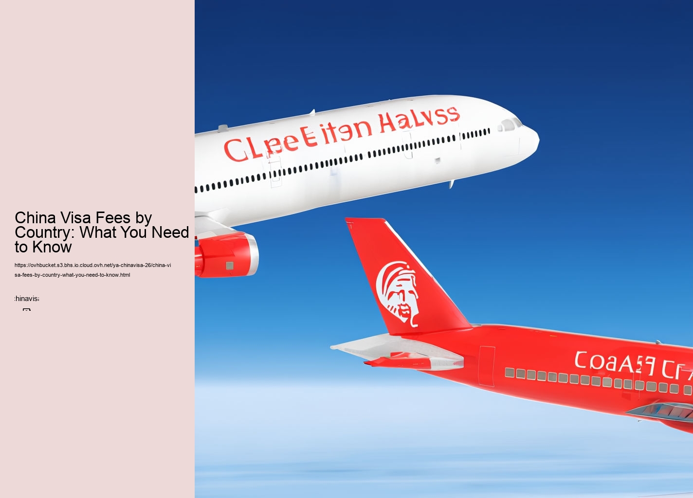 China Visa Fees by Country: What You Need to Know