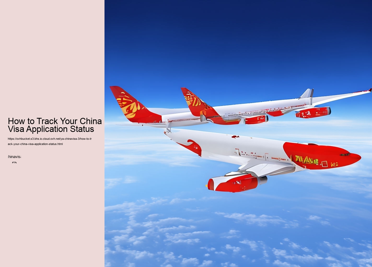 How to Track Your China Visa Application Status