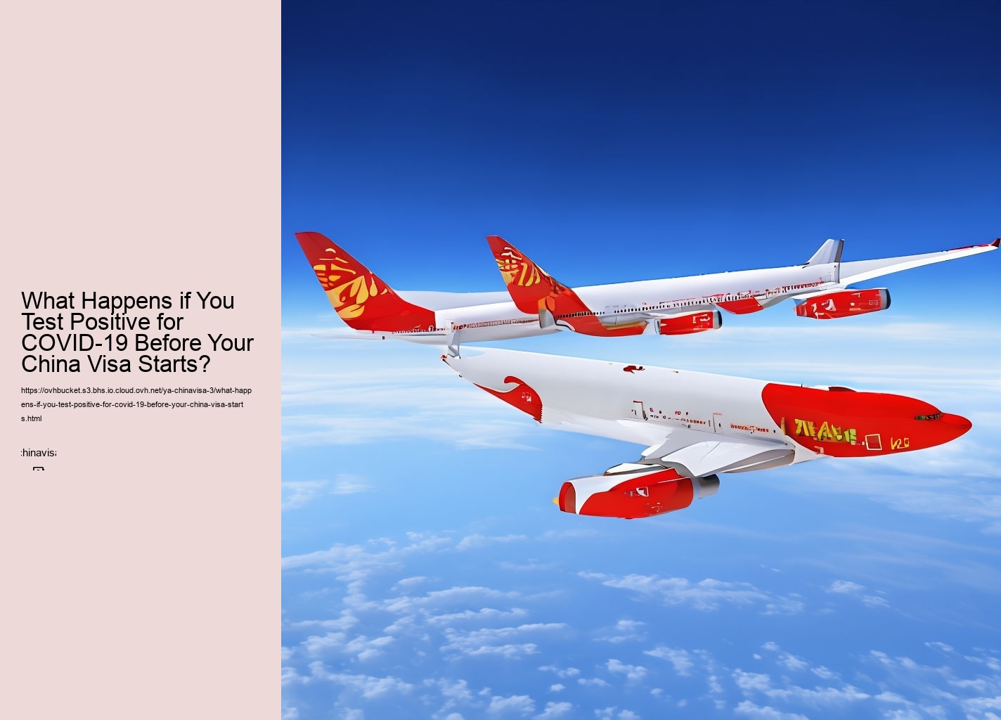 What Happens if You Test Positive for COVID-19 Before Your China Visa Starts?