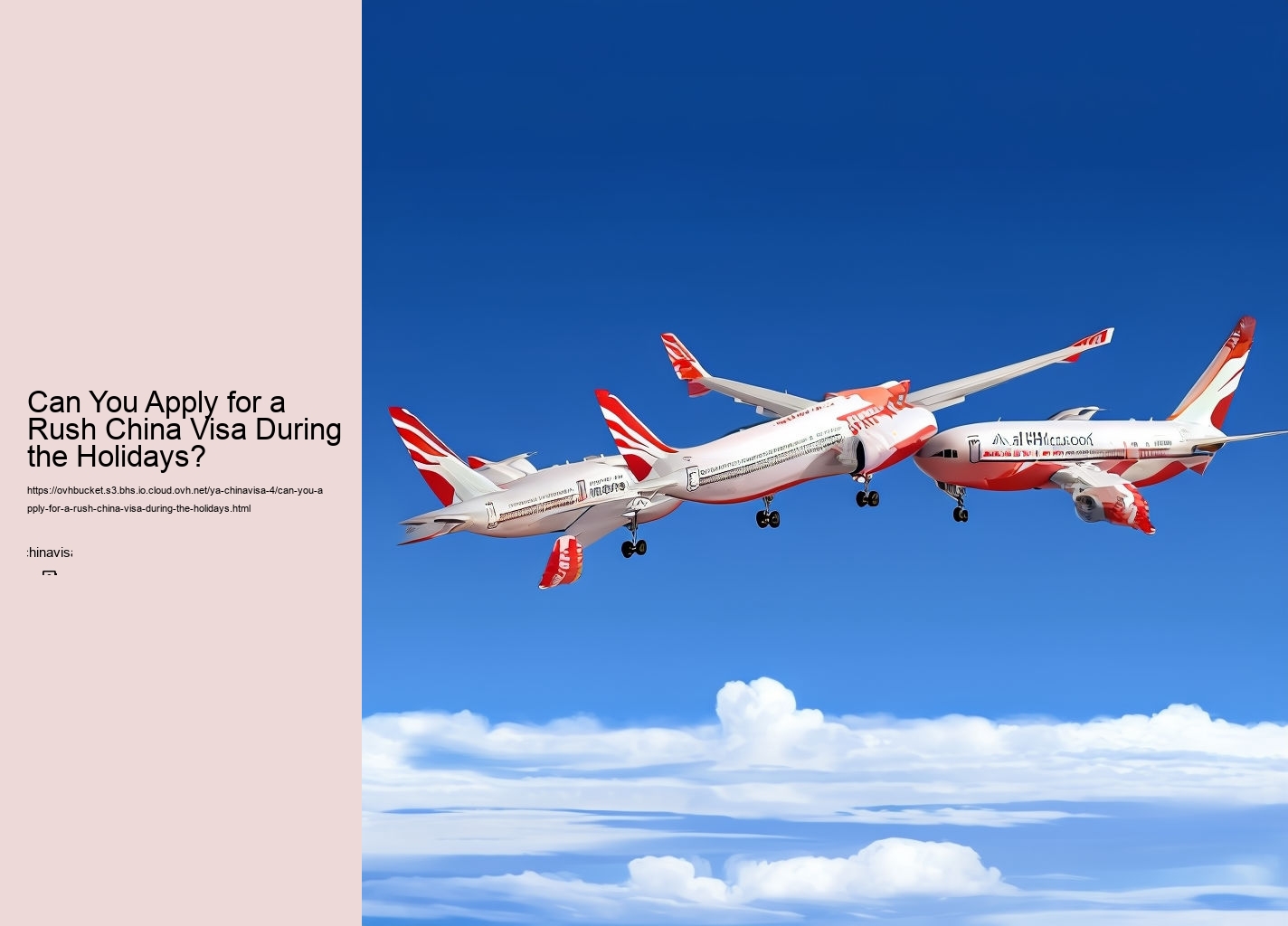 Can You Apply for a Rush China Visa During the Holidays?