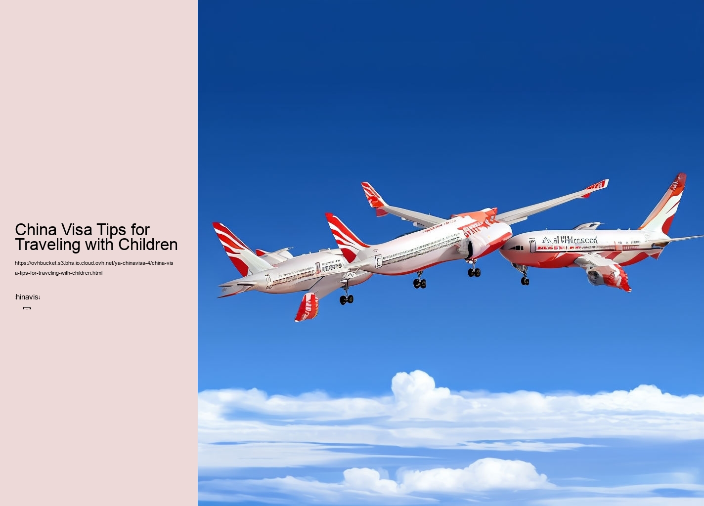China Visa Tips for Traveling with Children