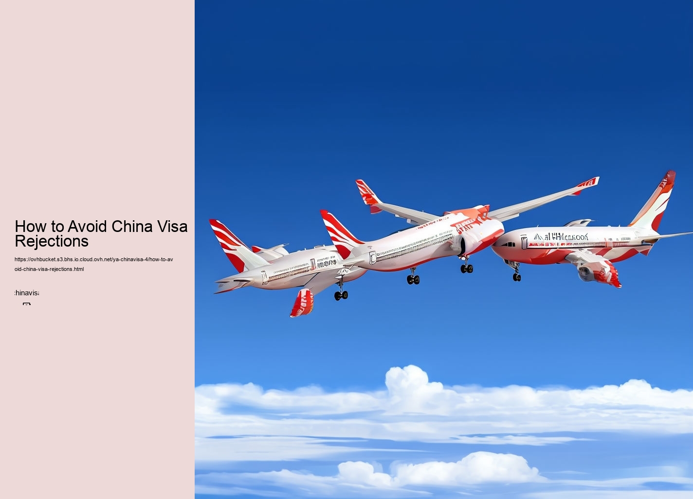 How to Avoid China Visa Rejections