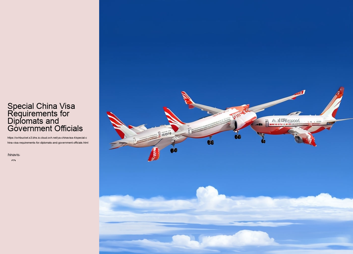 Special China Visa Requirements for Diplomats and Government Officials