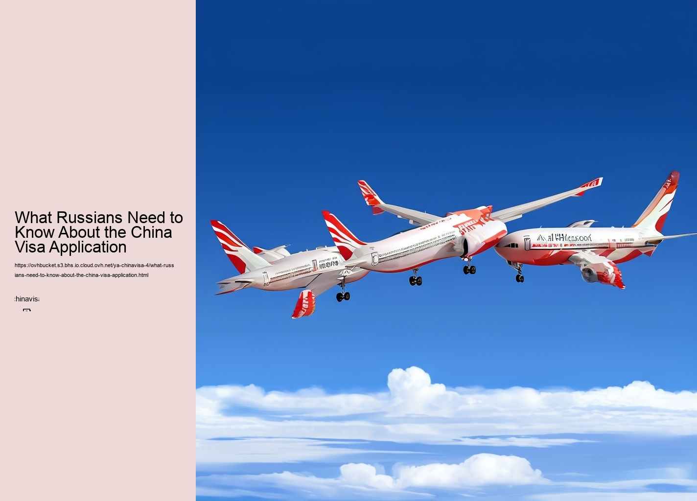 What Russians Need to Know About the China Visa Application