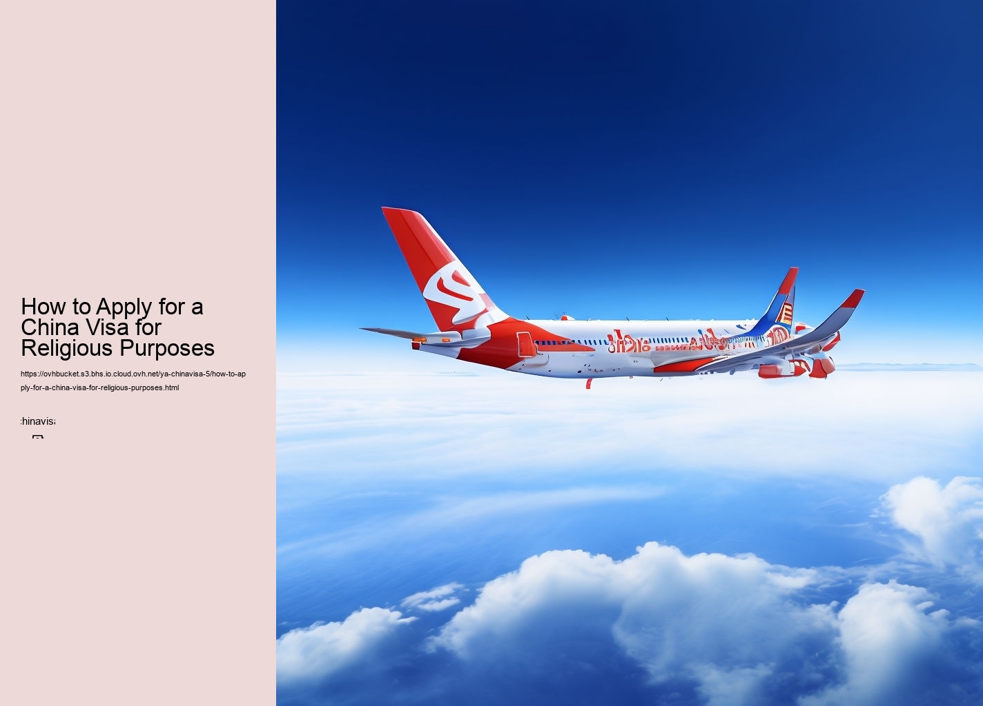 How to Apply for a China Visa for Religious Purposes