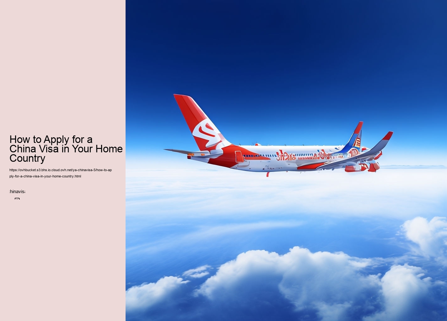 How to Apply for a China Visa in Your Home Country
