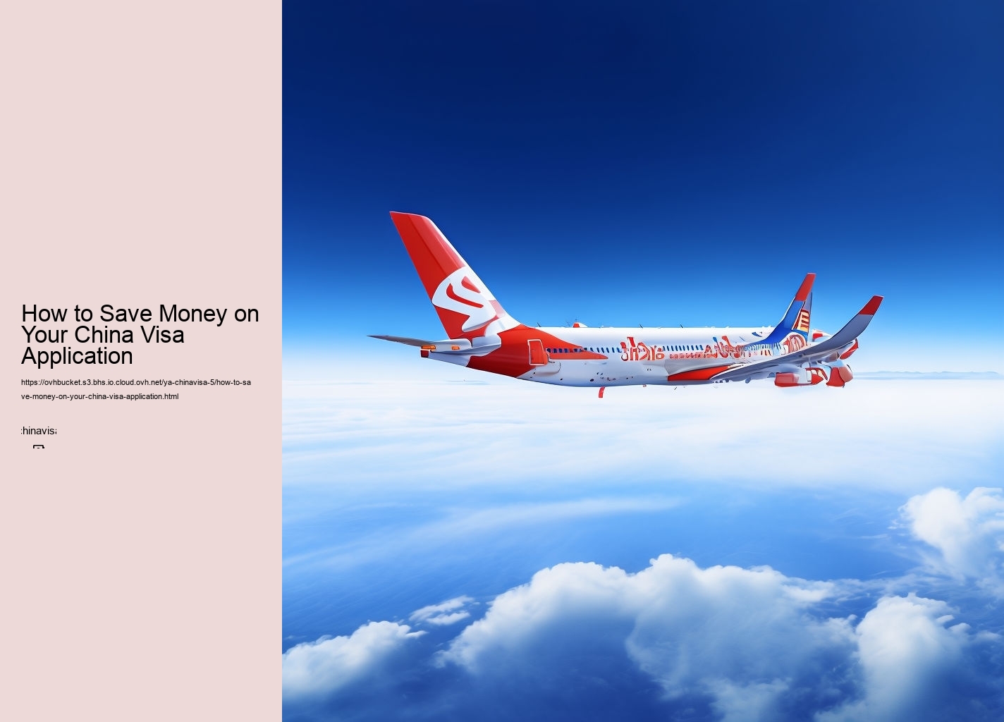 How to Save Money on Your China Visa Application