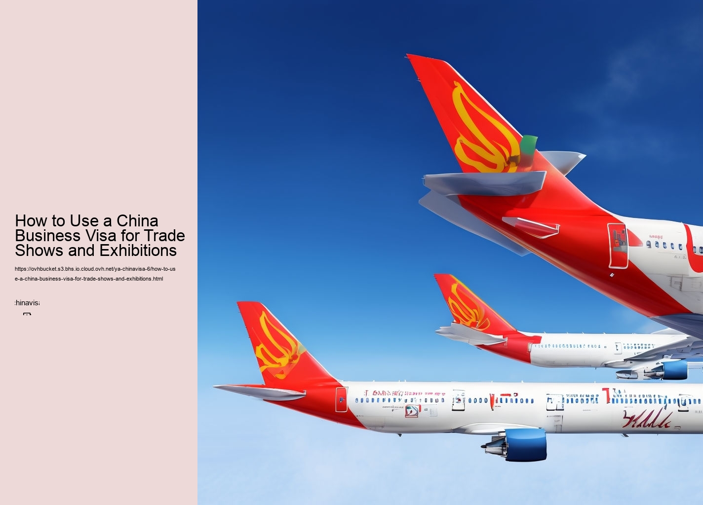 How to Use a China Business Visa for Trade Shows and Exhibitions