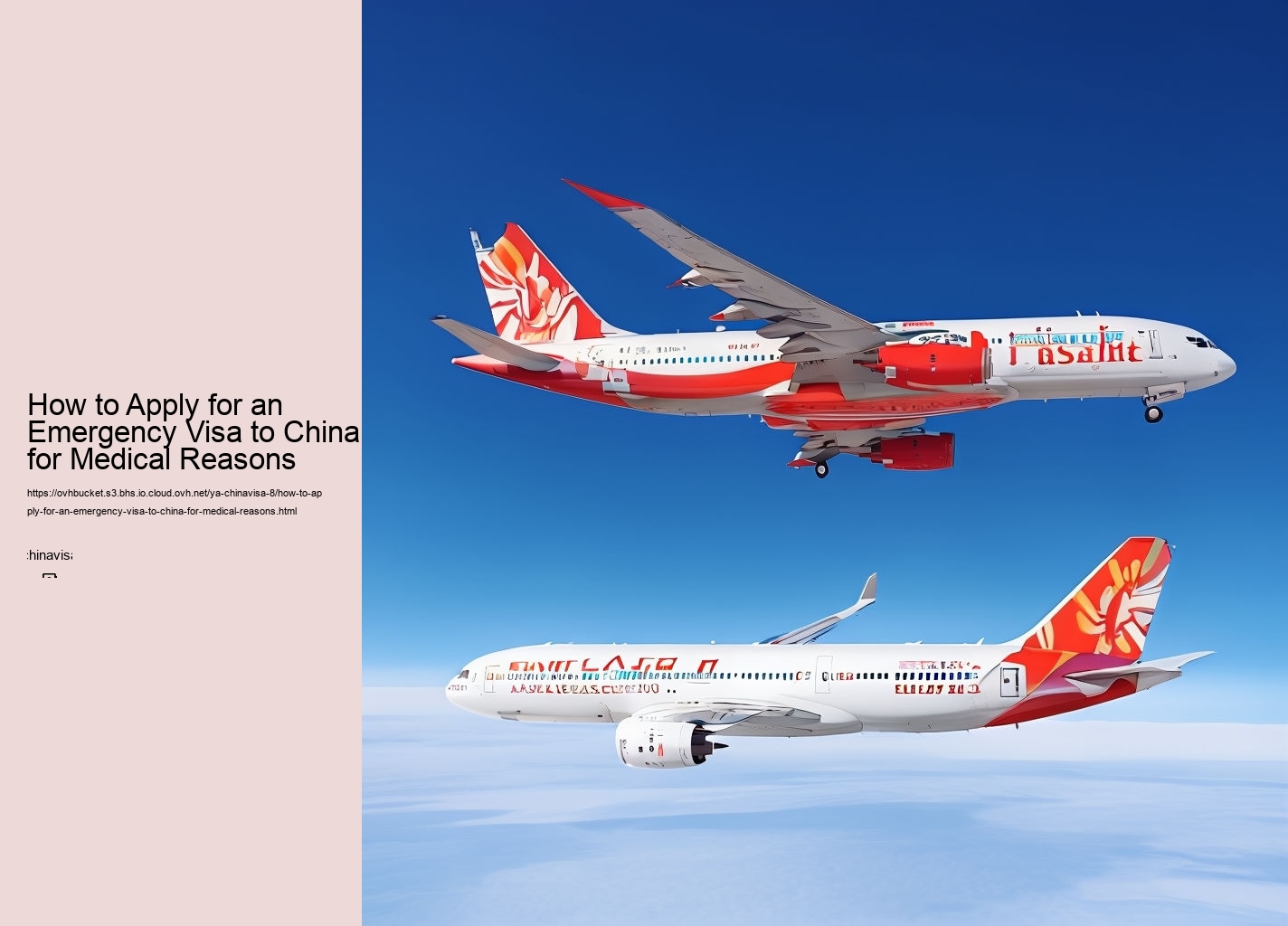 How to Apply for an Emergency Visa to China for Medical Reasons