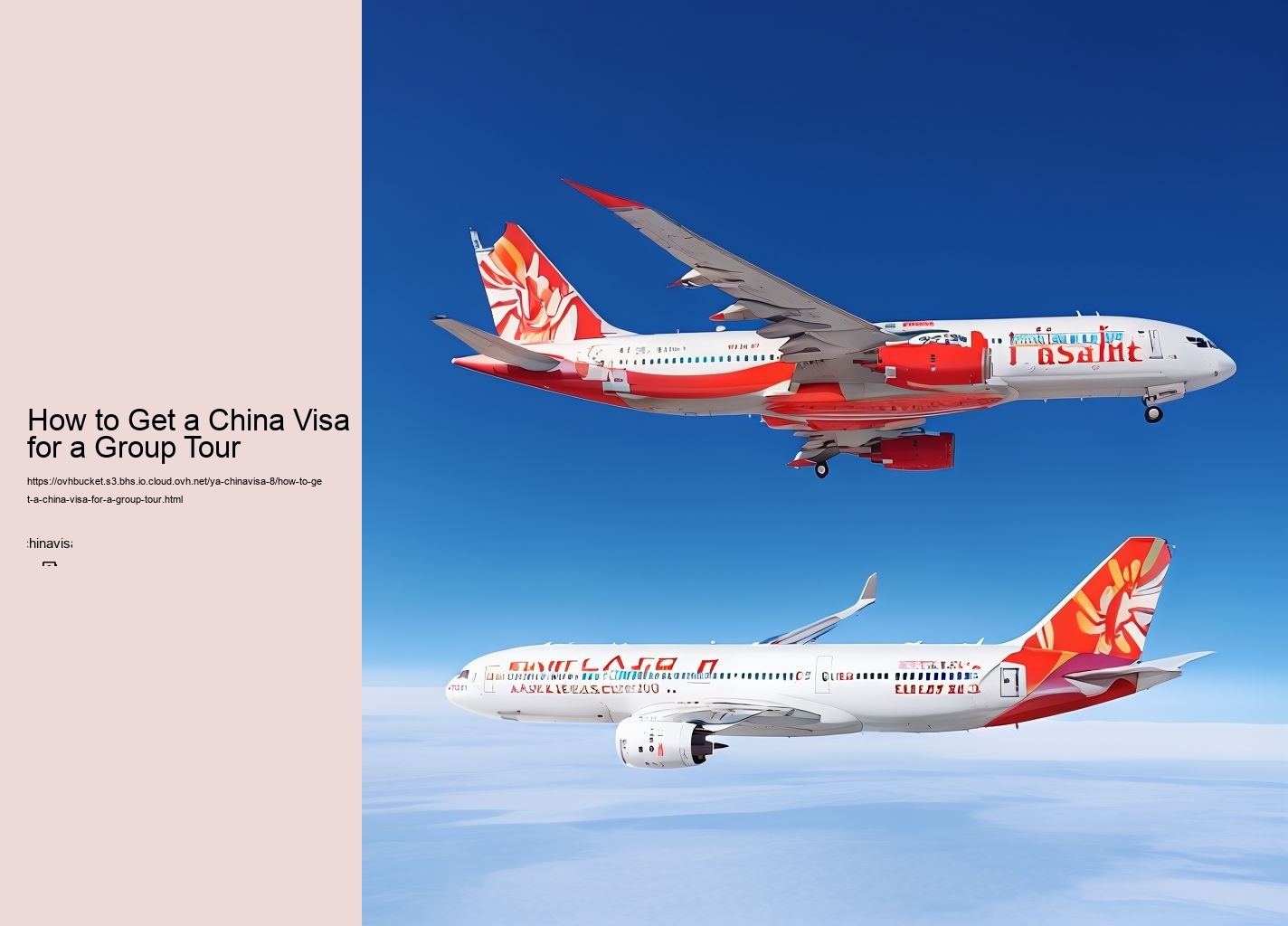 How to Get a China Visa for a Group Tour